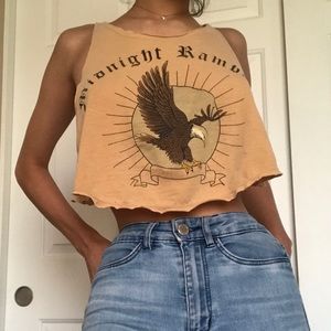 “Midnight Rambler” Crop Top